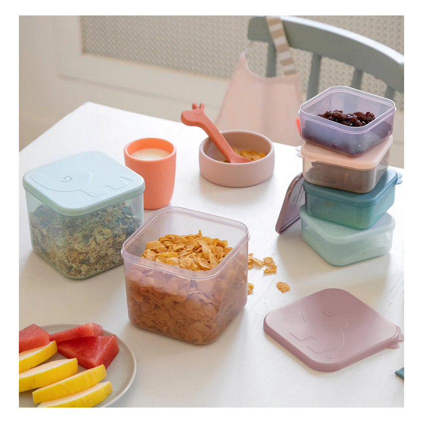 Boîtes de conservation 3 pièces - Deer Friends Rose 