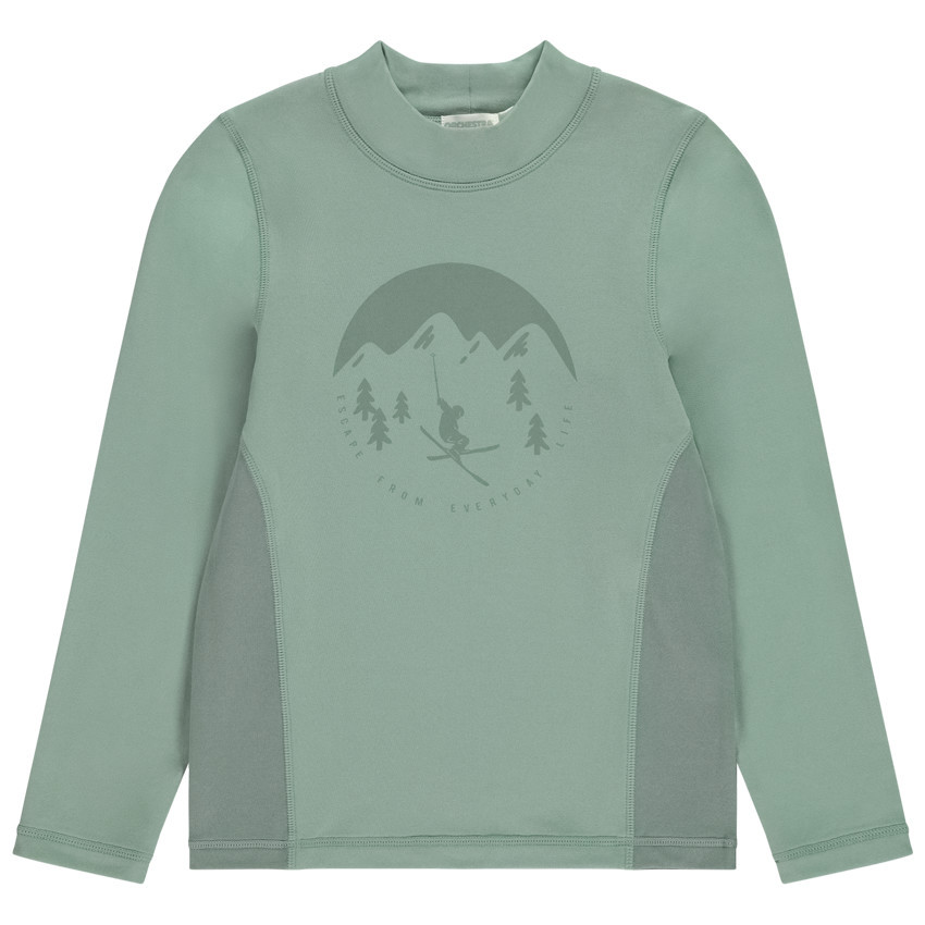 Sous-pull à col cheminée print ski pour garçon 