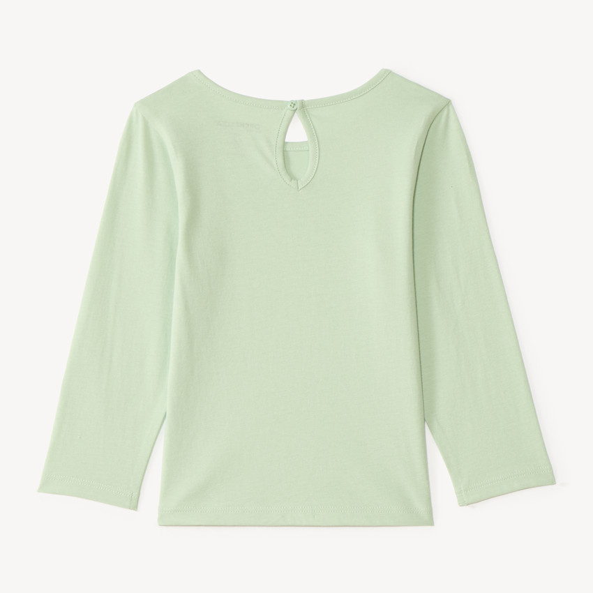 T-shirt manches longues print fantaisie pour bébé fille 