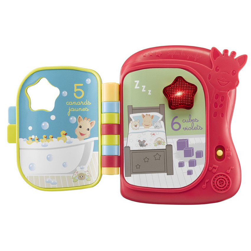 Livre musical et lumineux - Sophie la girafe 