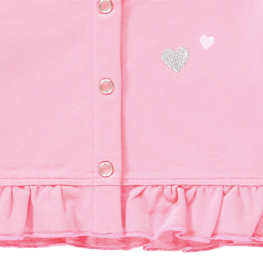 Drie-delige set met tuniek, vest en legging voor meisjes 