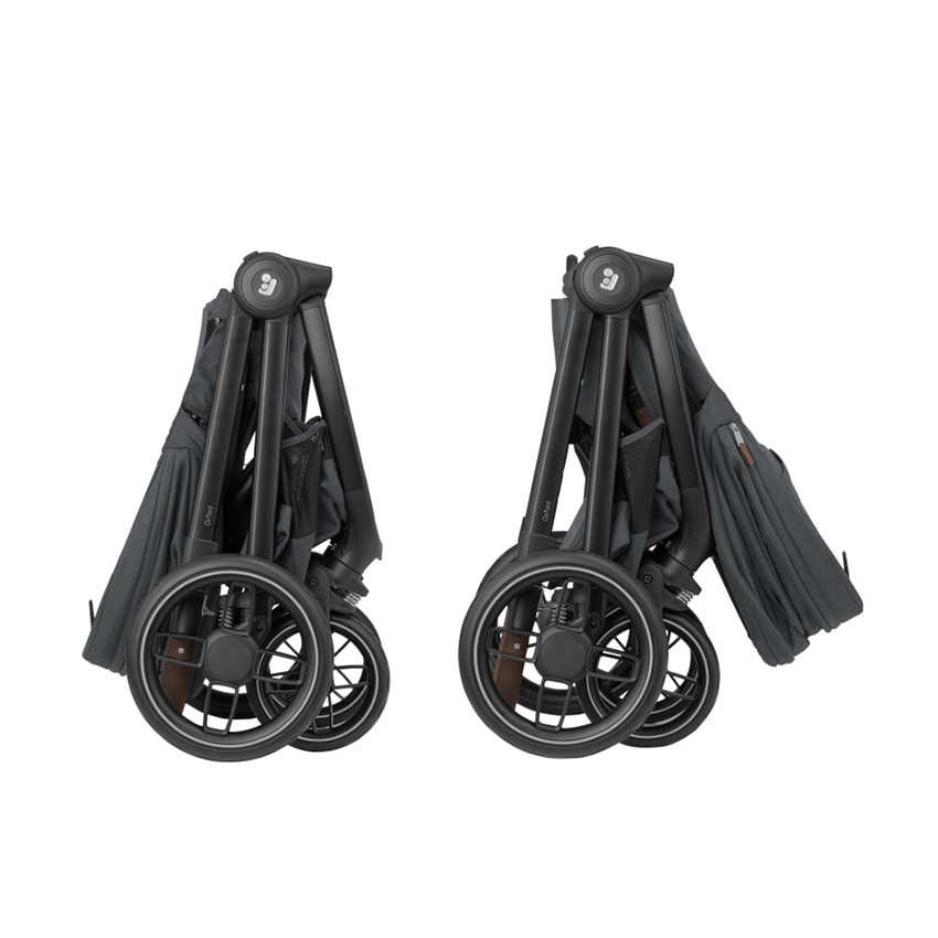 Poussette Oxford Plus + nacelle Twillic Graphite 