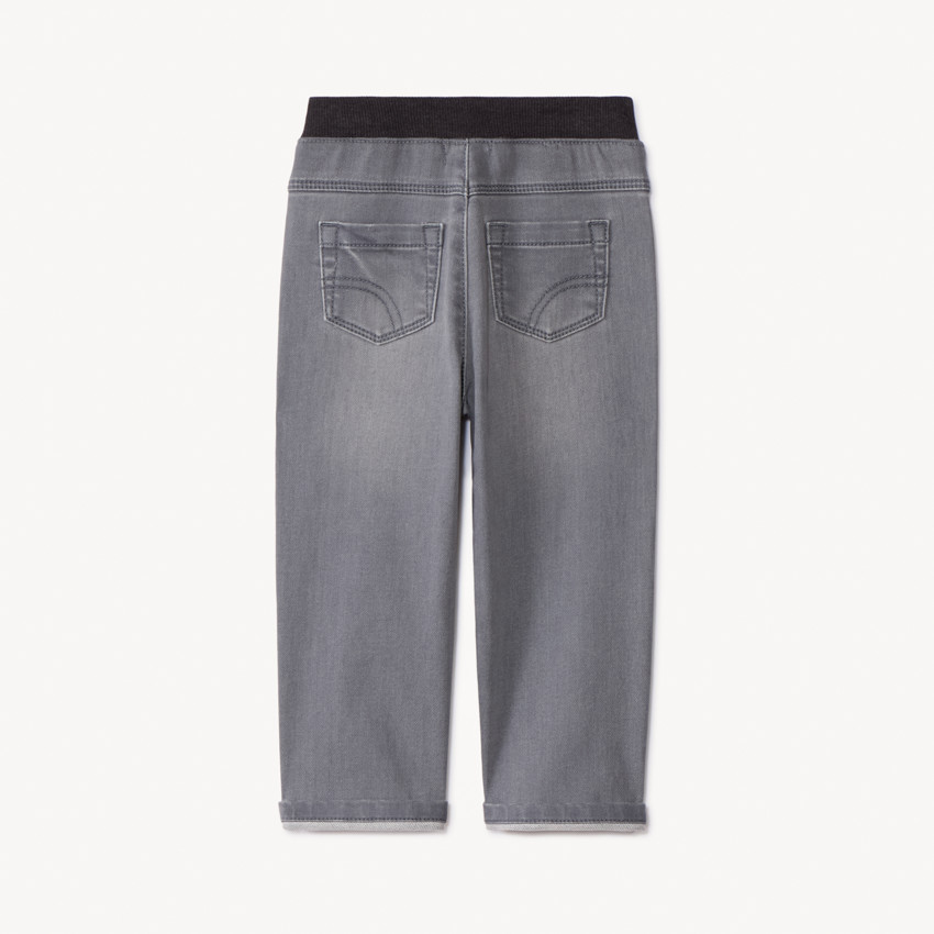 Jean à taille élastiquée pour bébé garçon 