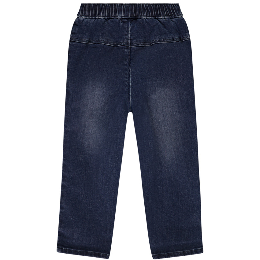 Jean en denim like avec taille élastiquée pour bébé garçon 