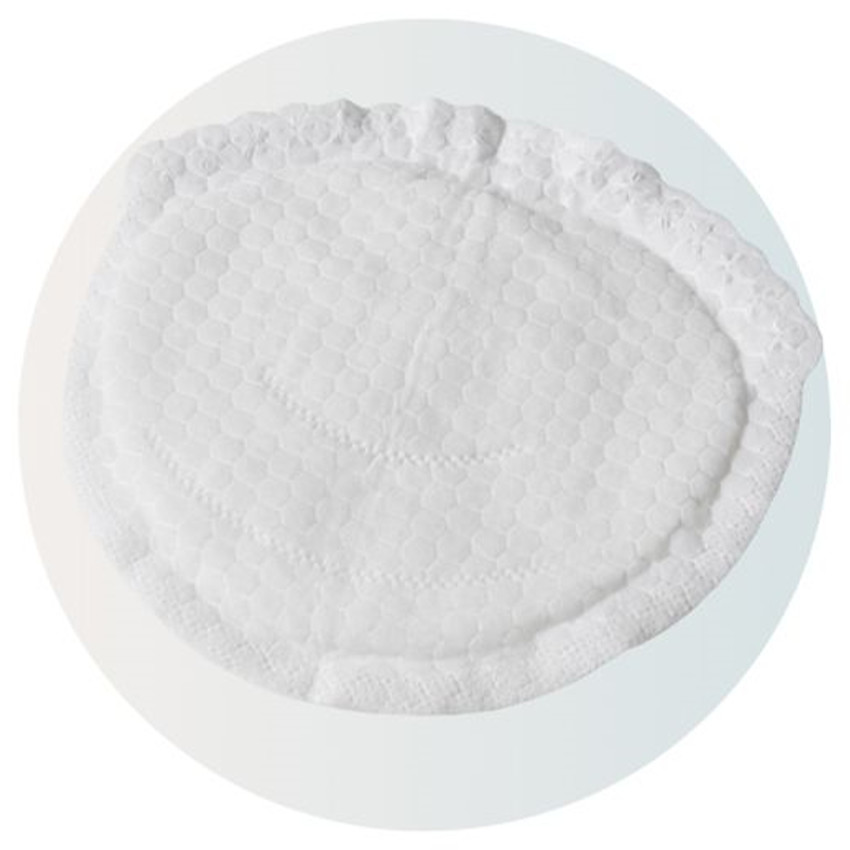 Coussinets d'allaitement Jetables Bamboo - Blanc - 50Pcs 