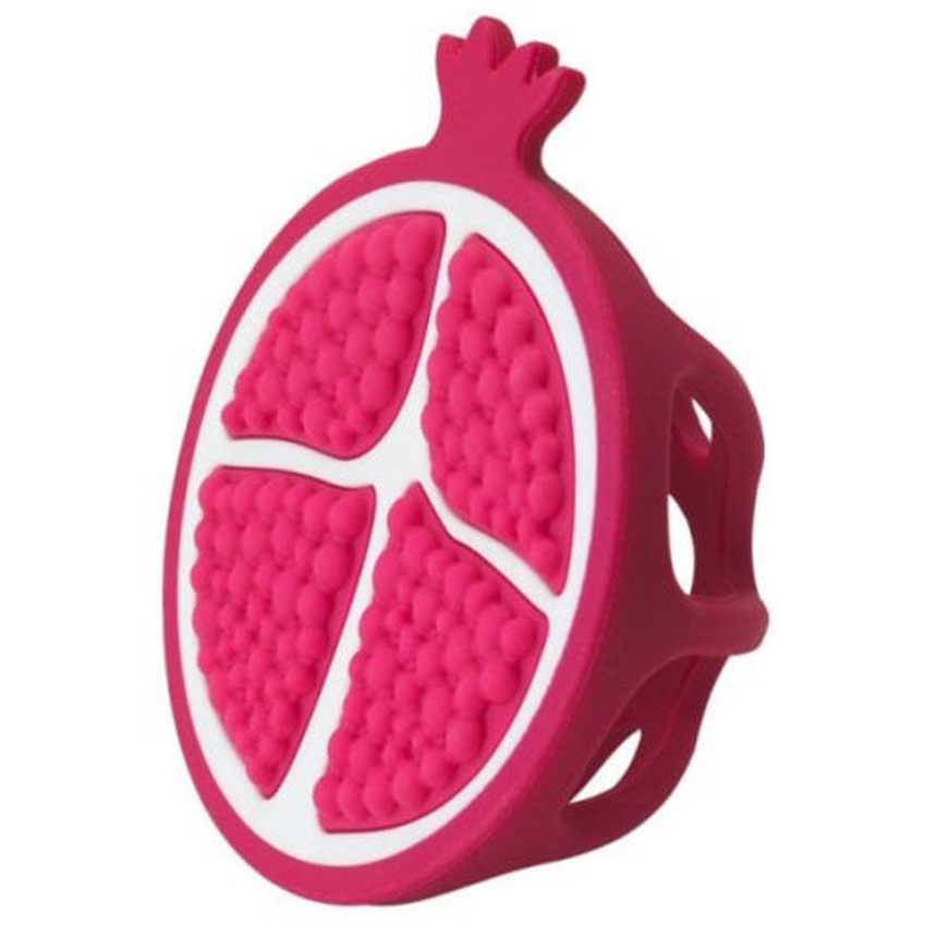 Bijtring in silicone Pomegranate 