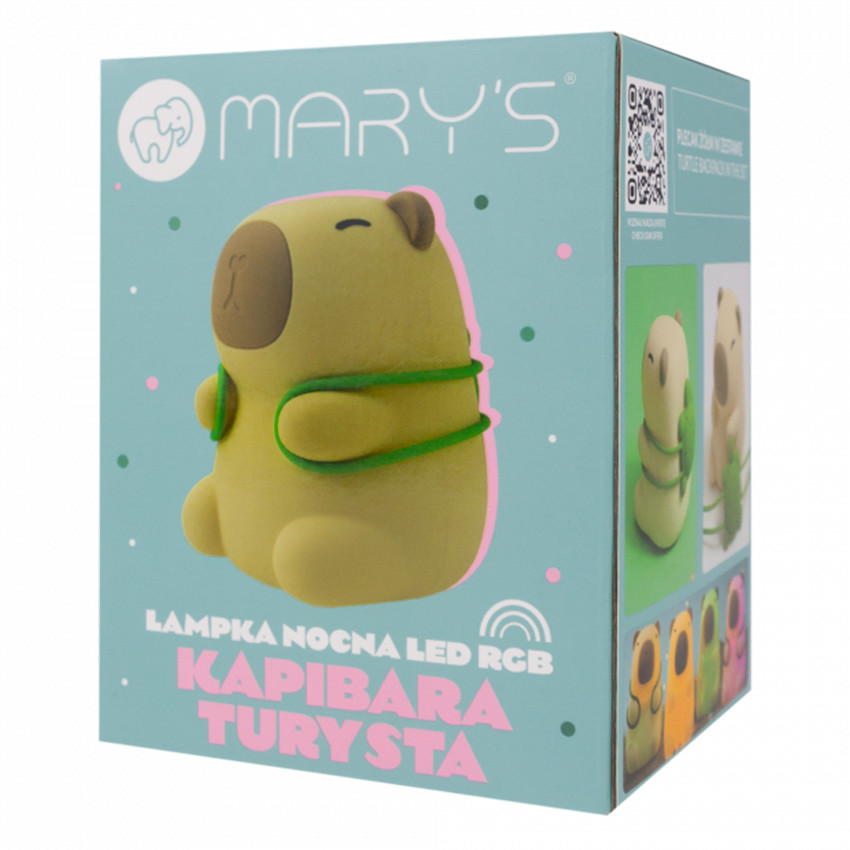 Veilleuse LED Capybara Touriste 