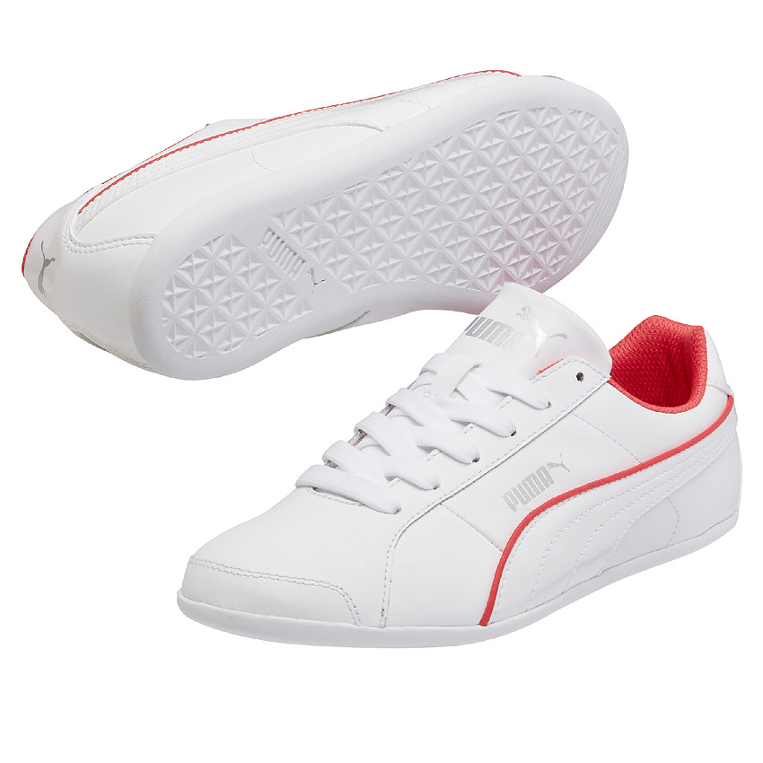 PUMA Myndy - Baskets à lacets avec liseré fushia du 36 au 38 