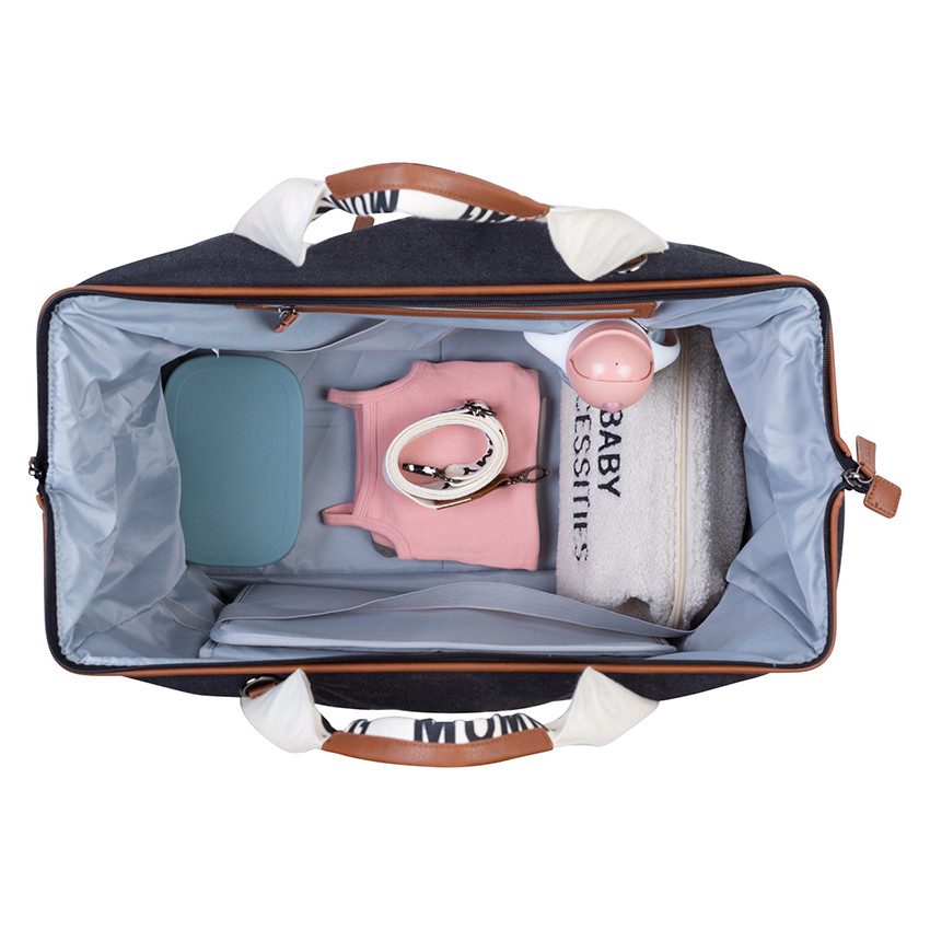 Sac à langer Mommy Bag Signature Canvas Noir 