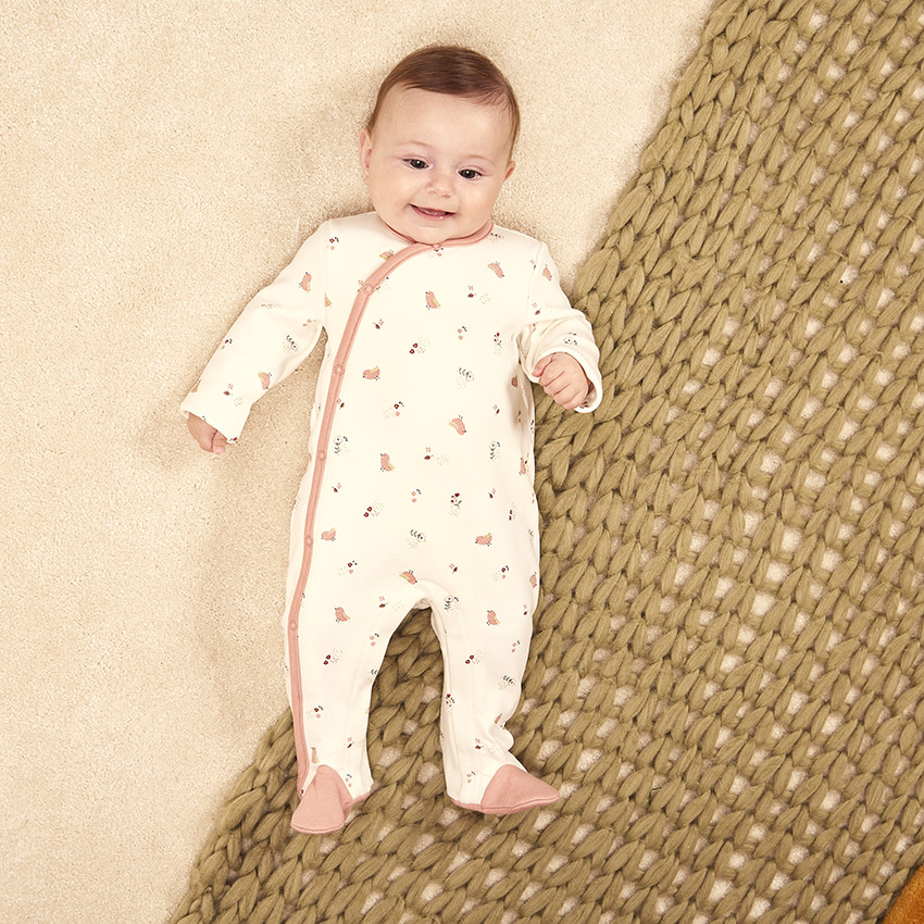 Pyjama met print voor meisjes met verschillende openingen afhankelijk van de leeftijd 