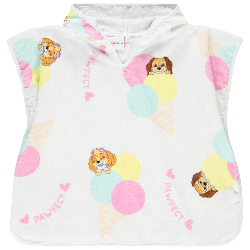 Poncho de bain imprimé Stella & Liberty Pat'Patrouille pour fille 