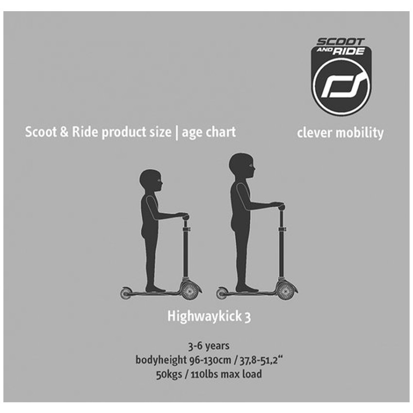 Trottinette Highwaykick 3 Peach 