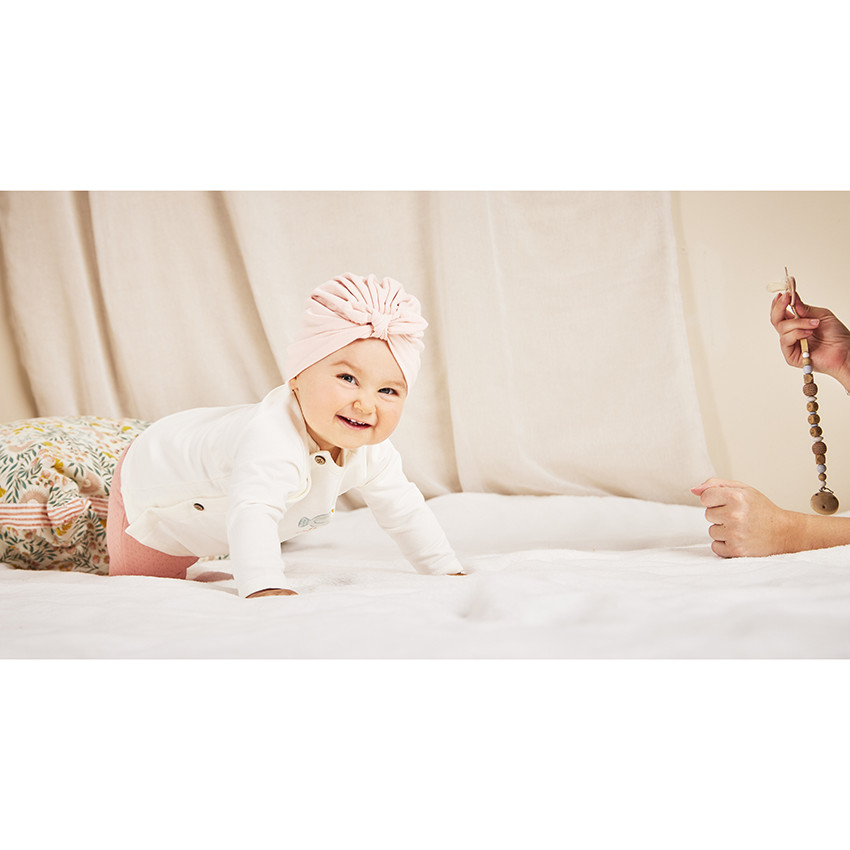 Turban en jersey extensible pour bébé fille 