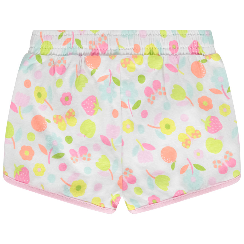 Short in jersey met fantasieprint voor baby meisjes 