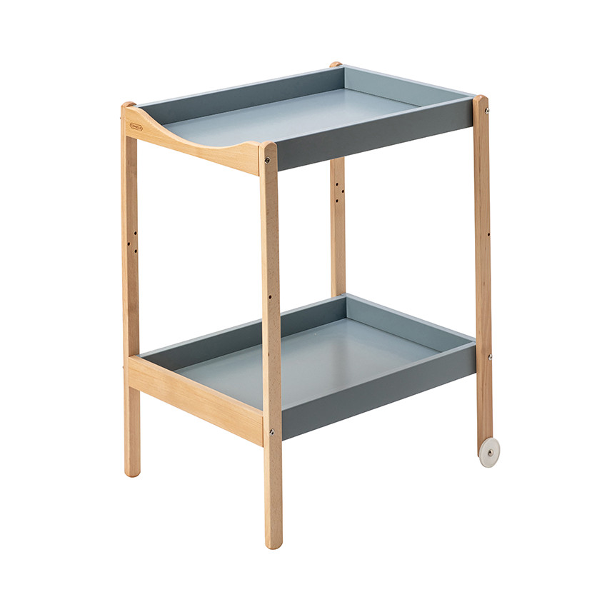 Table à langer Margot hybride bleu gris 