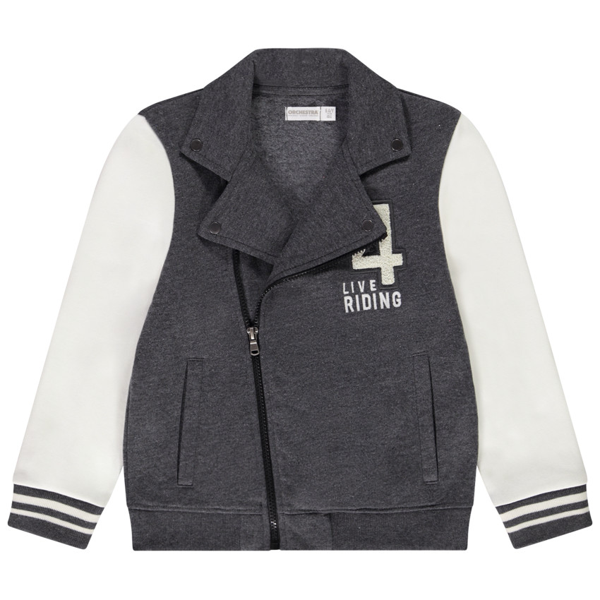 Perfecto en molleton brossé effet color block pour garçon 