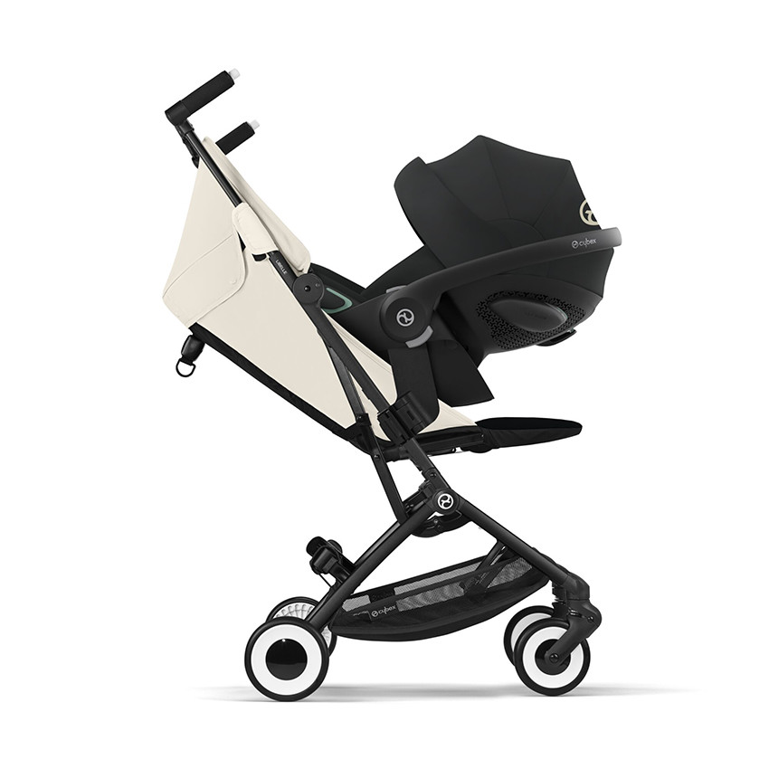 Poussette ultra-compacte Libelle 2024 black/canvas white 