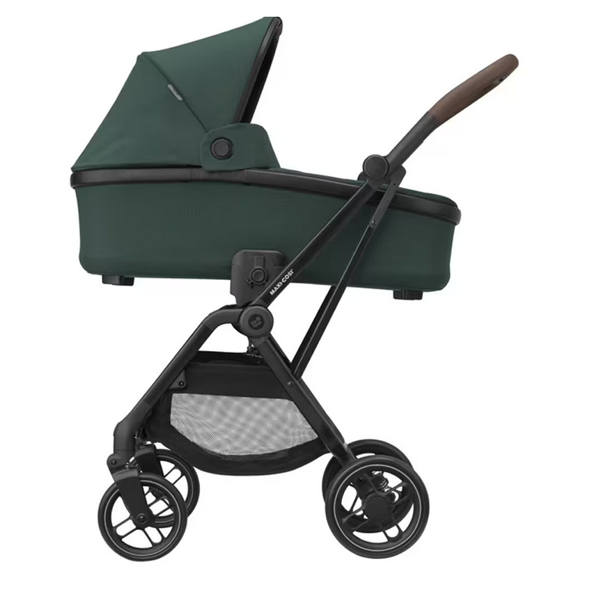 Poussette Leona 2 ultra compacte - Essential Green/Brown leather 