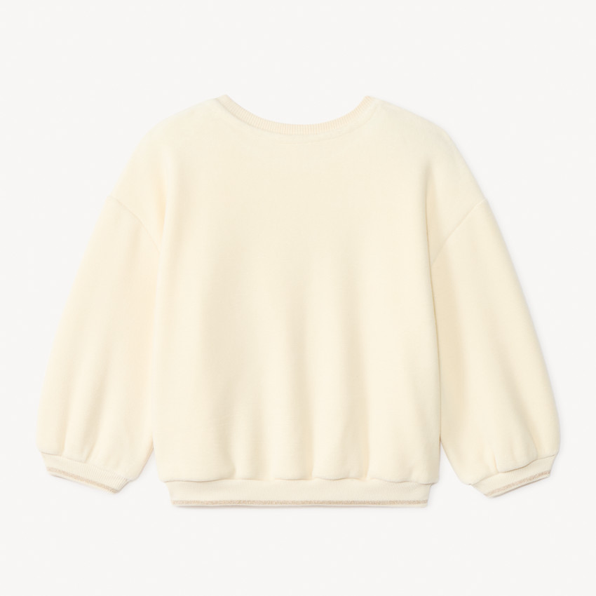 Sweatshirt fleece oversize voor babymeisje 