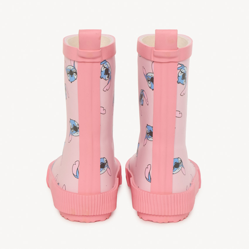 Bottes de pluie imprimé Stitch Disney pour bébé fille 