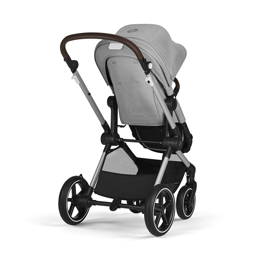 Kinderwagen Eos Lux Silver 2-in-1 Lava Grey 