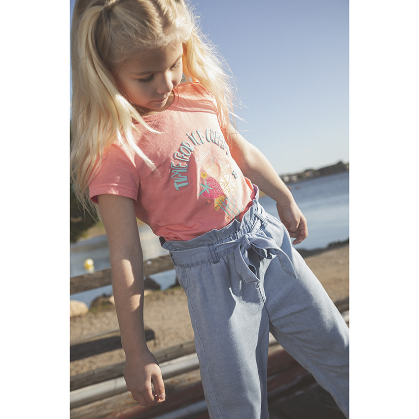 Pantalon large en lyocell pour fille 