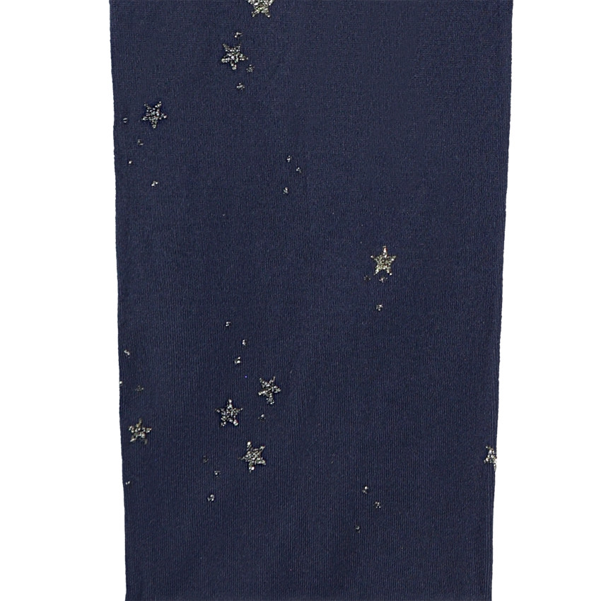 Collant fin imprimé étoiles pour fille 