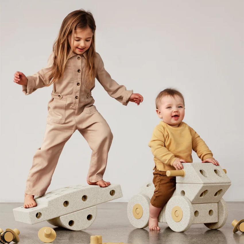 Construction Dreamer Set – Sand Grey / Honey Yellow 