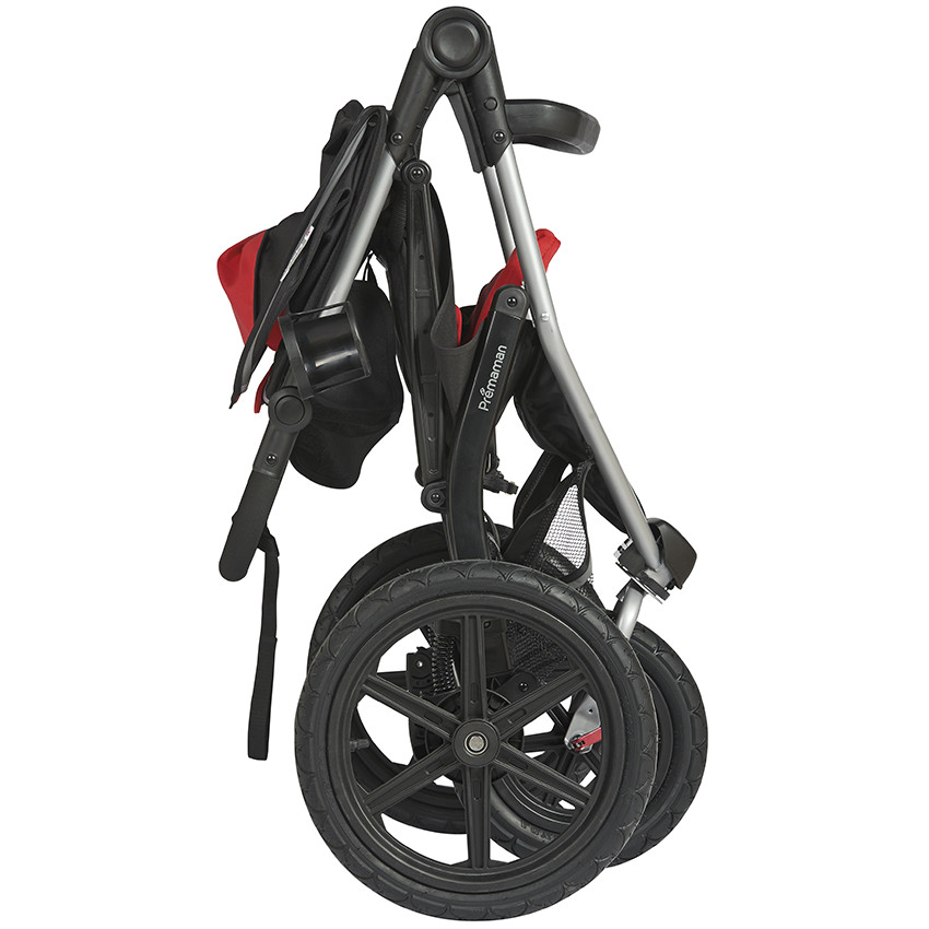 Kinderwagen Jogger Sport - Rood/Grijs 