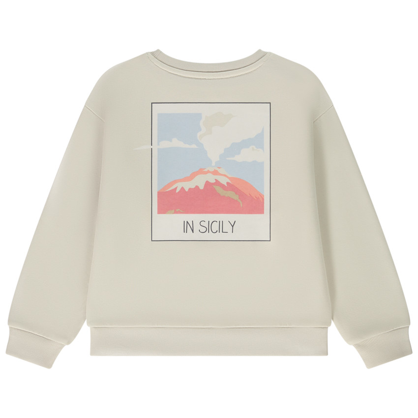 Sweat oversize My Road-Trip in Sicily pour fille 