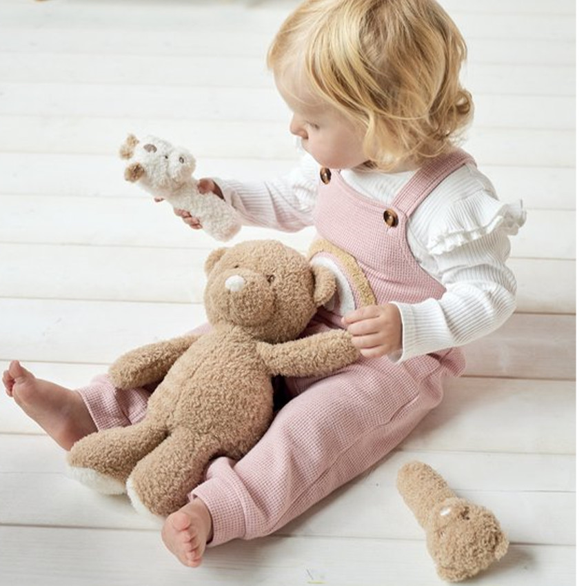 Hochet en peluche - Ours - Caramel 