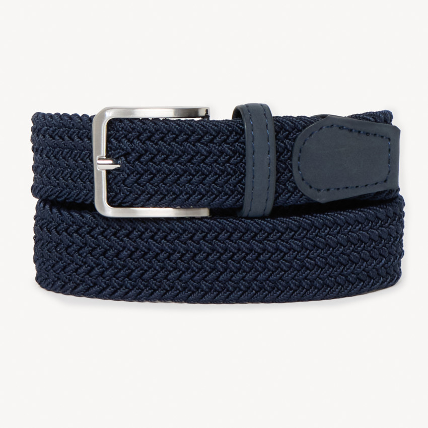 Verstelbare elastische ceintuur met vlecht-effect voor jongen 