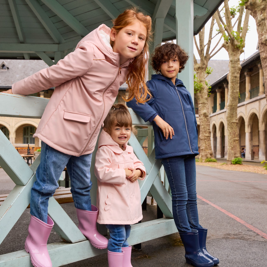 Parka met waterafstotende coating en sherpa voering voor meisjes 