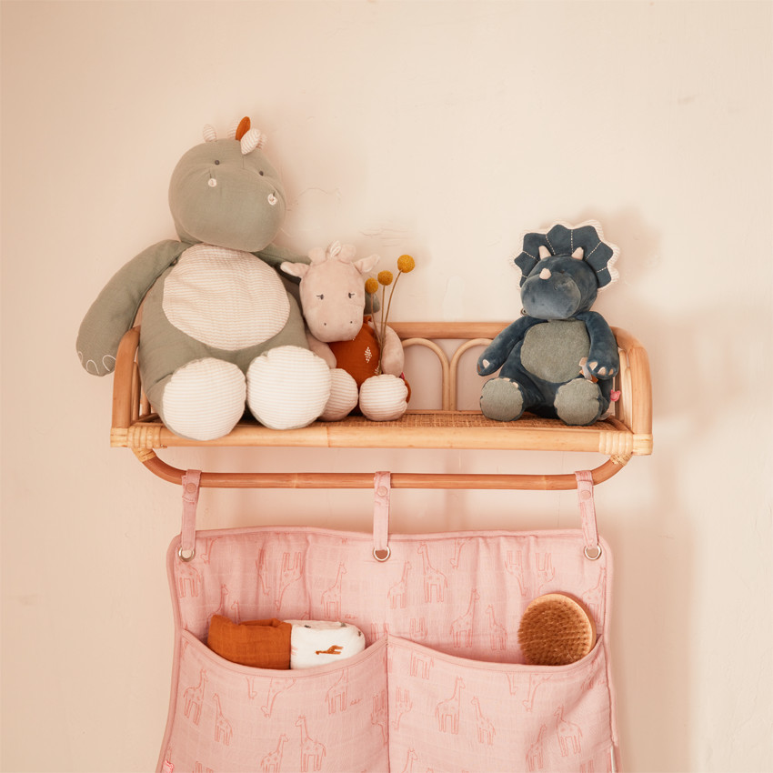 Peluche Stegi le dino 46 cm - Bleu 