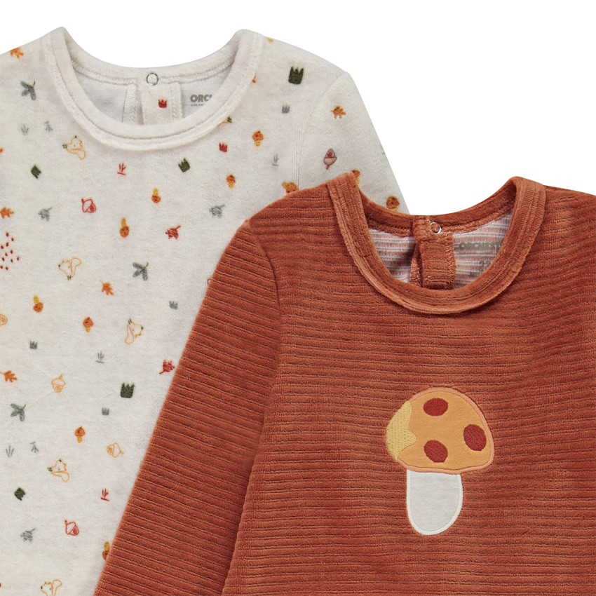 Lot de 2 dors-bien fantaisie pour bébé avec ouverture différentes selon l'âge 