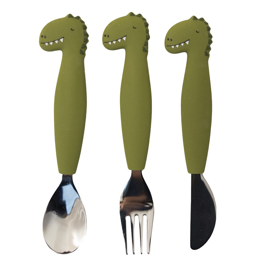 Bestek 3 stuks handvatten silicone Mr Dino 