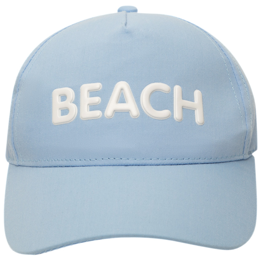 Casquette à message gomme en relief pour garçon 