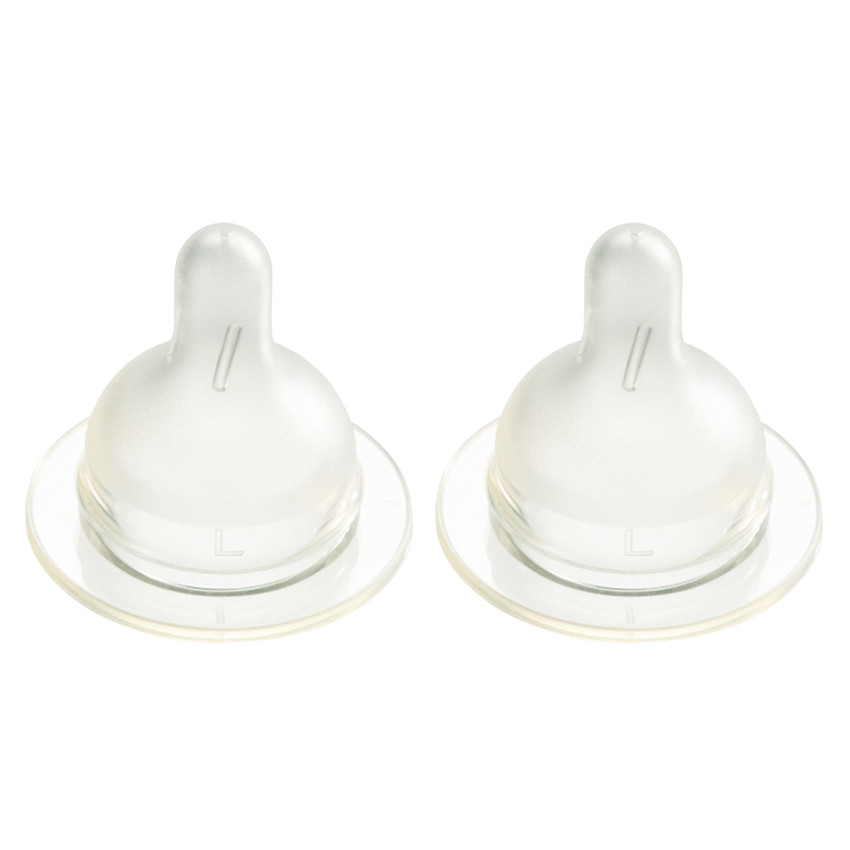 Set van 2 Spenen Natural Wide Large 