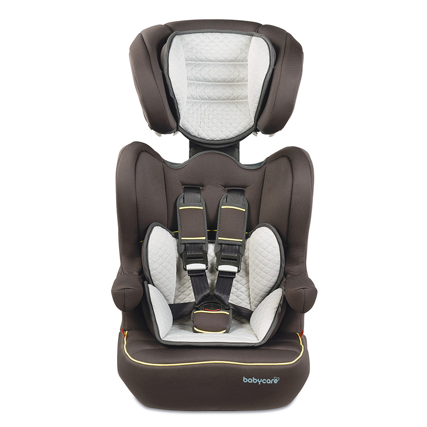 Autostoel Quilt Groep 1/2/3 (van 9 tot 36 kg) - Bruin 