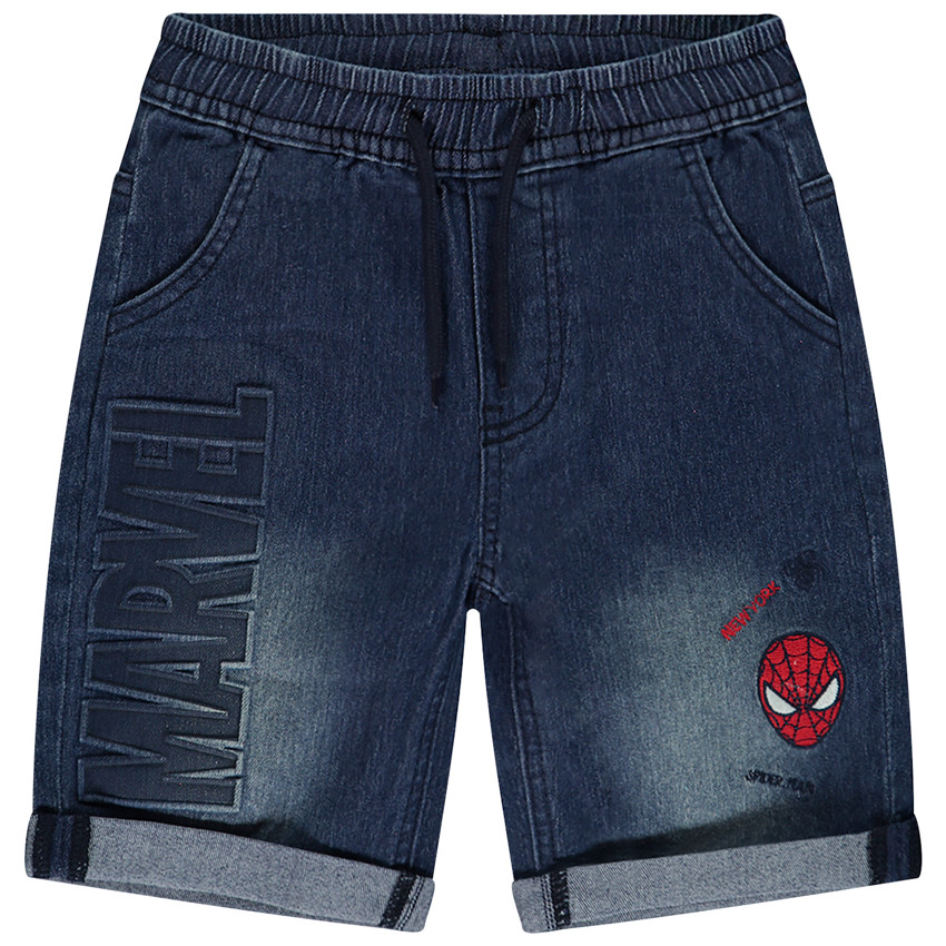 Bermuda met reliëfpatroon van Spider-Man Marvel voor jongen 