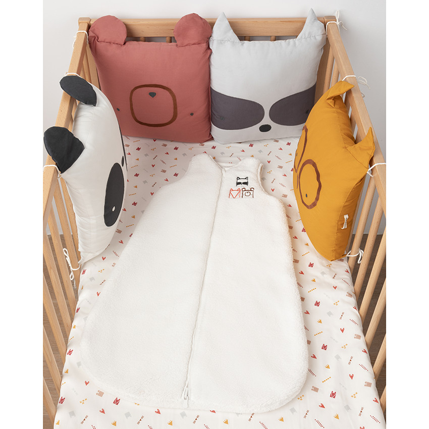 Slaapzak mouwloos omkeerbaar in popeline TOG 3.5 