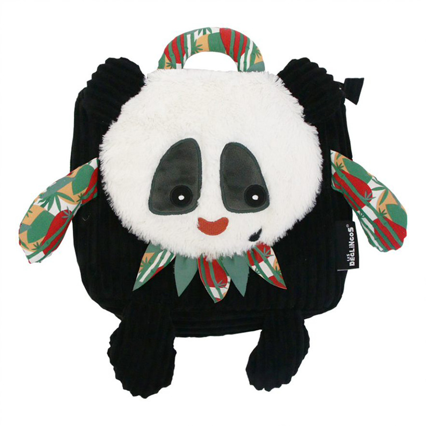 Sac à dos Rototos le Panda en velours 