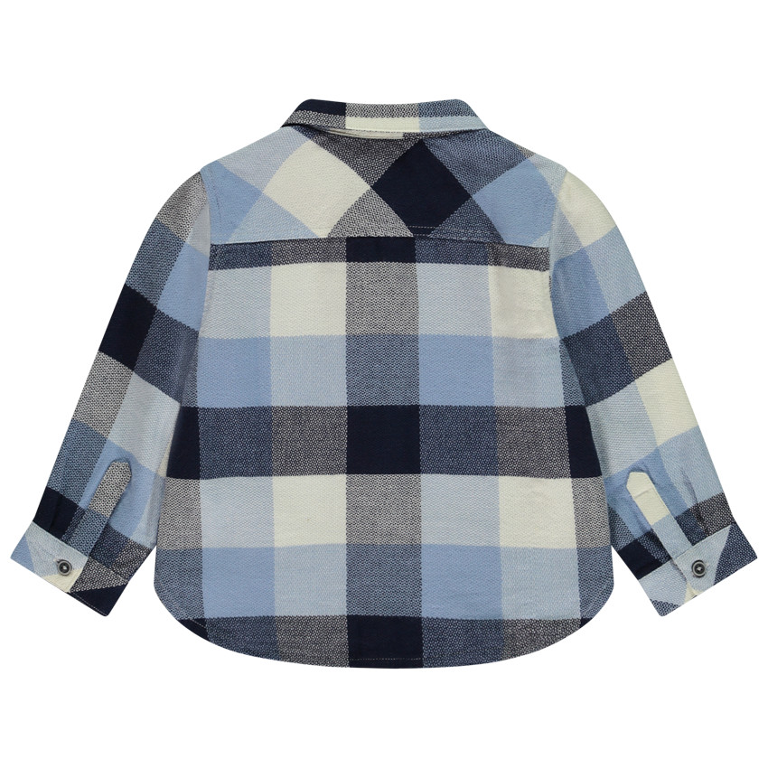 Lange mouwen geruite shirt voor baby jongen 