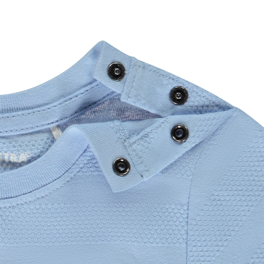 T-shirt manches courtes en jersey effet pop-corn pour bébé garçon 