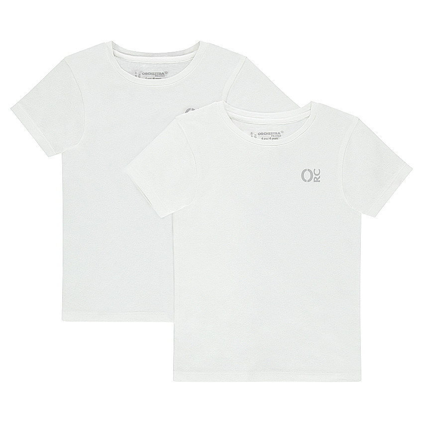 Set van 2 t-shirts in effen kato onderhemd 