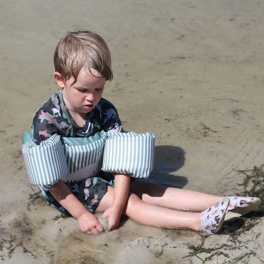 Gilet Baignade Puddle Jumper 3/6 ans Dino Green 