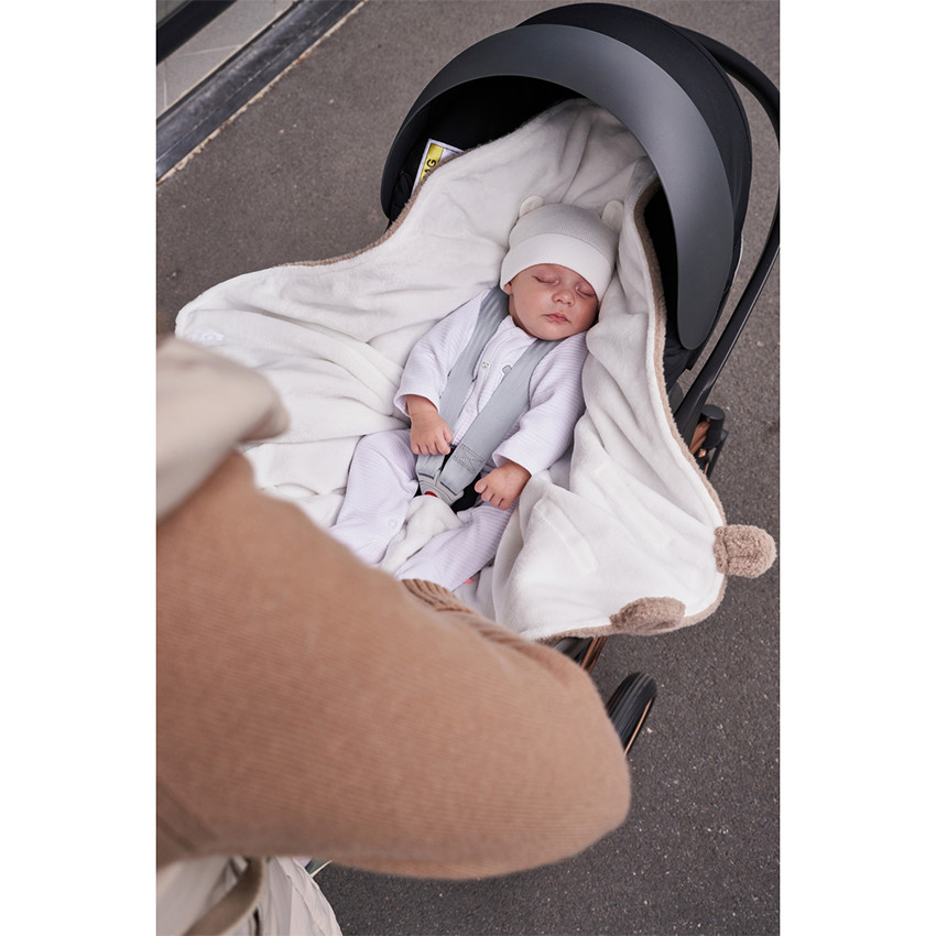 Deken wandeling Sherpa Beige 