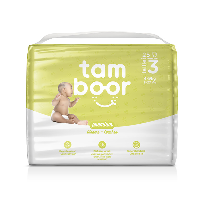 Couche Premium T3 Midi (4-9kg) - x25 