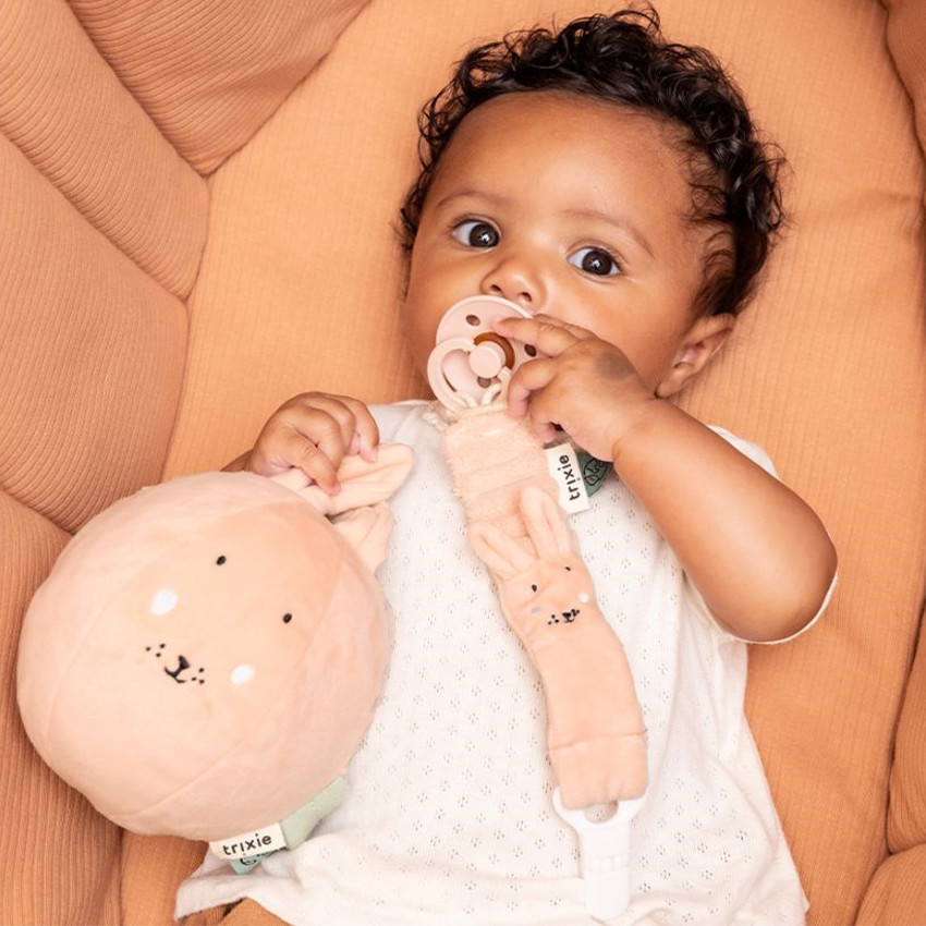 Jouet 1er age balle sonore Mrs lapin 