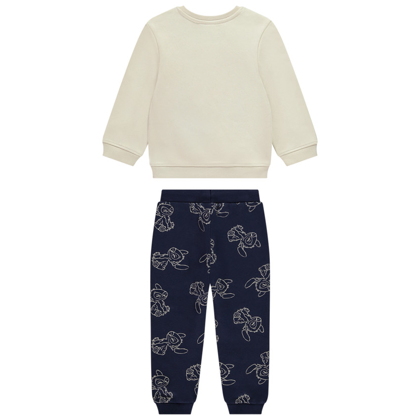 Ensemble jogging + sweat molleton Stitch Disney pour bébé garçon 